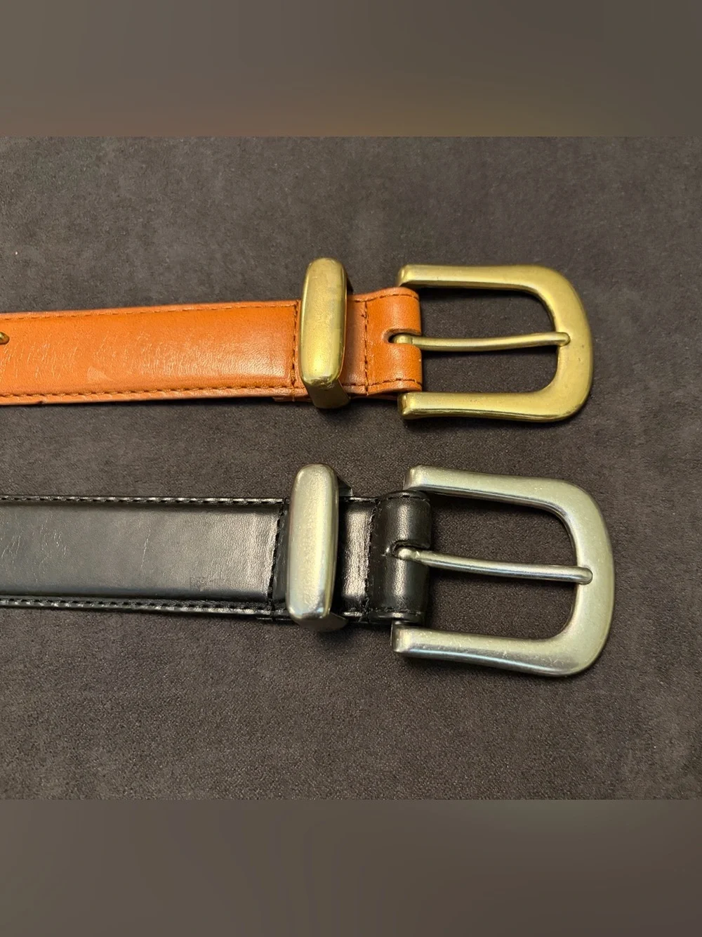 VTG 1992 Safari Belt Bundle Honest Genuine Leather Elephant Rhino Cheetah Med